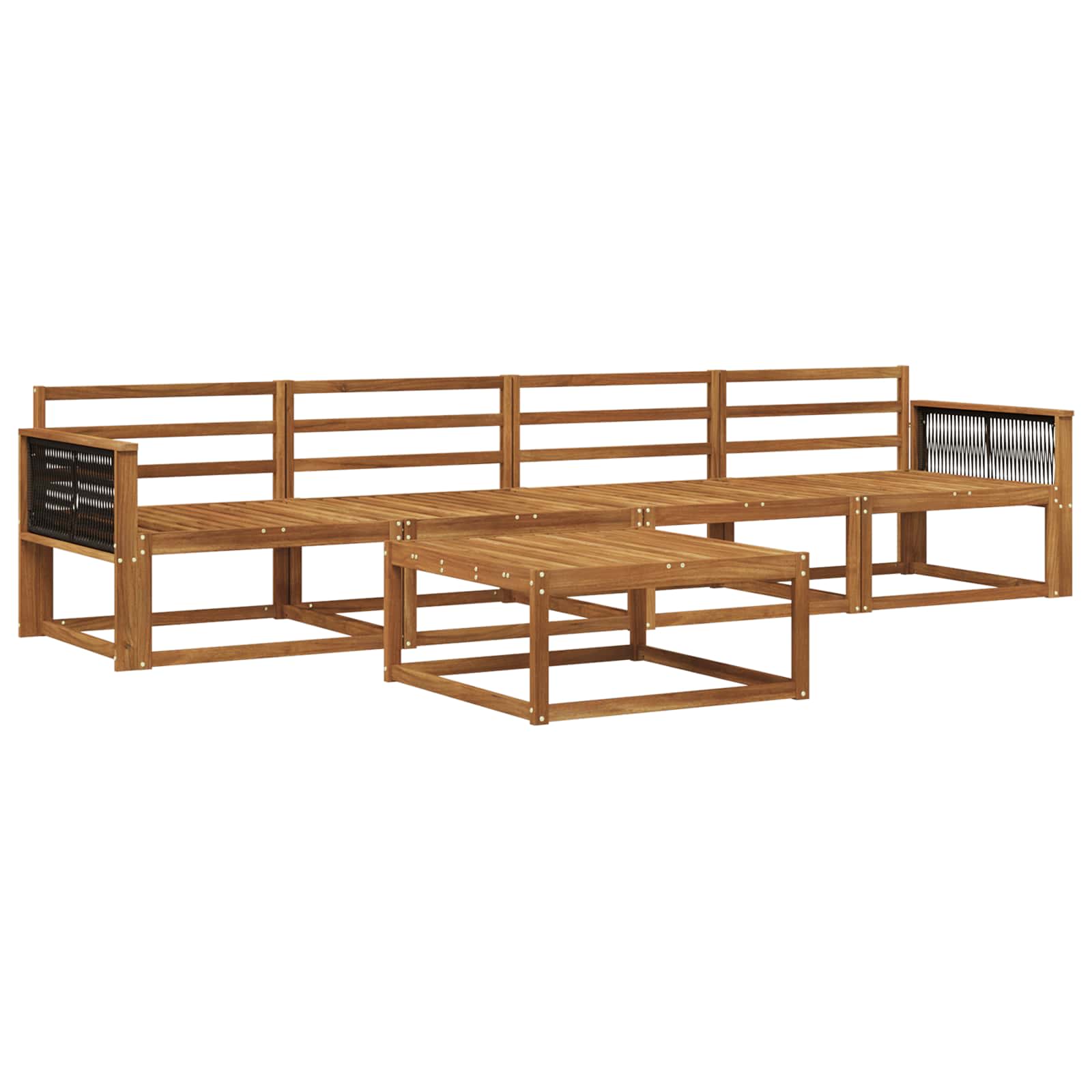 Ensemble de canapés d'extérieur 5 pcs Naturel - XIOS