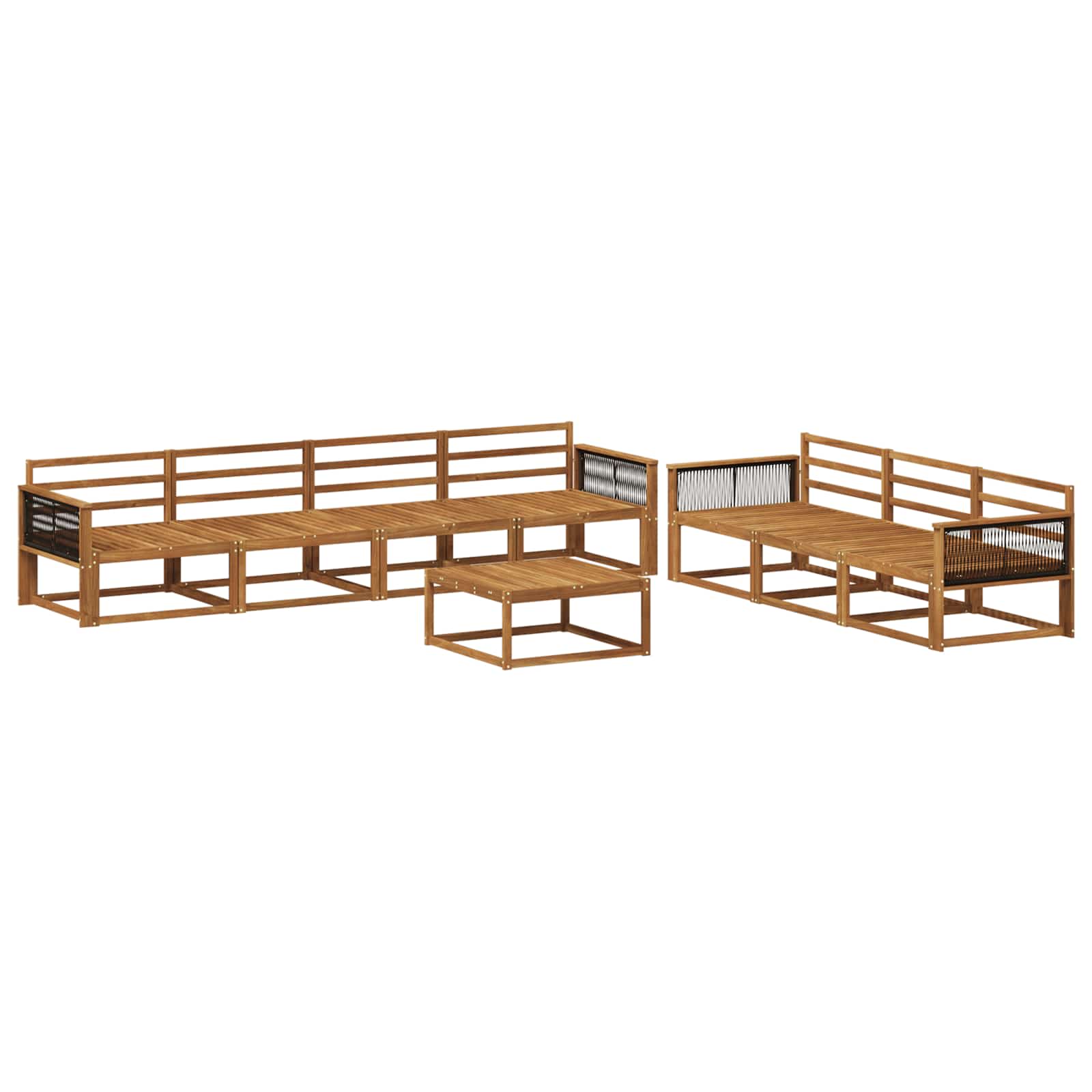 Ensemble de canapés d'extérieur 8 pcs Naturel - XIOS
