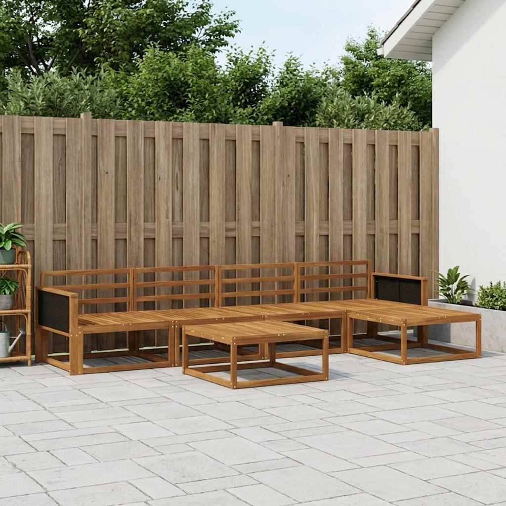 Ensemble de canapés d'extérieur 6 pcs Naturel - XIOS