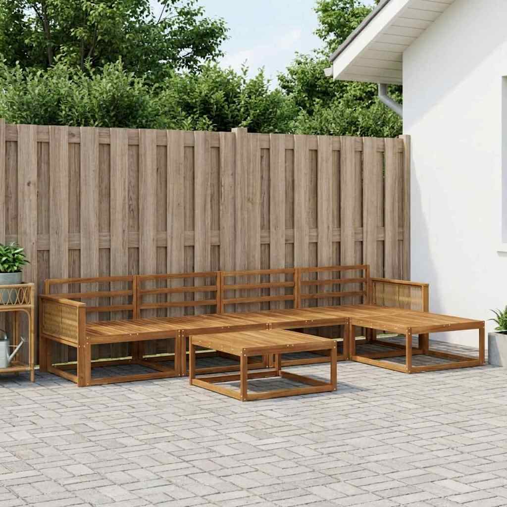 Ensemble de canapés d'extérieur 6 pcs Naturel - XIOS