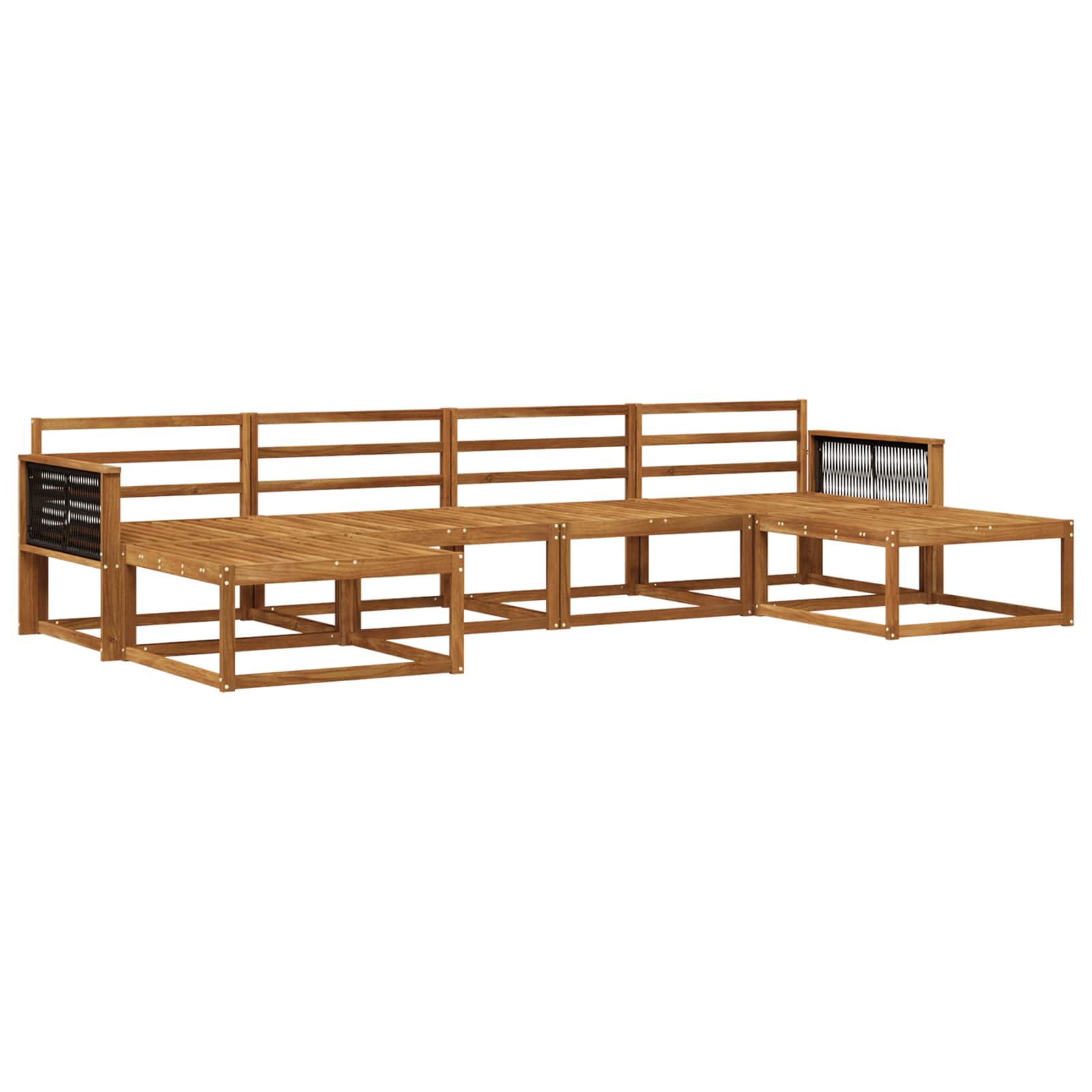 Ensemble de canapés d'extérieur 6 pcs Naturel - XIOS