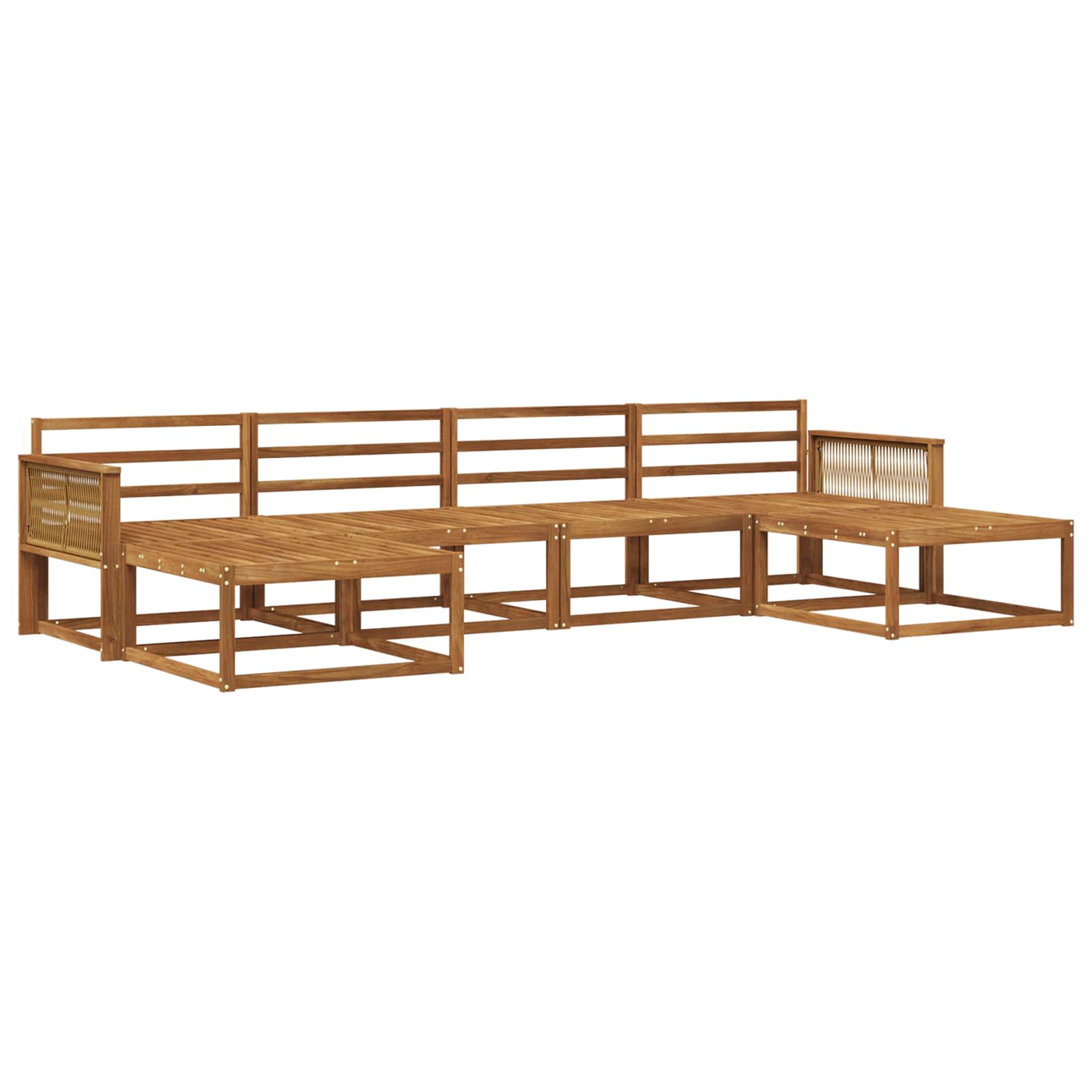 Ensemble de canapés d'extérieur 6 pcs Naturel - XIOS