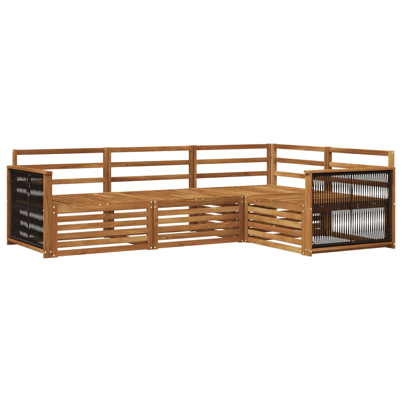 Ensemble de canapés d'extérieur 4 pcs Naturel - XIOS