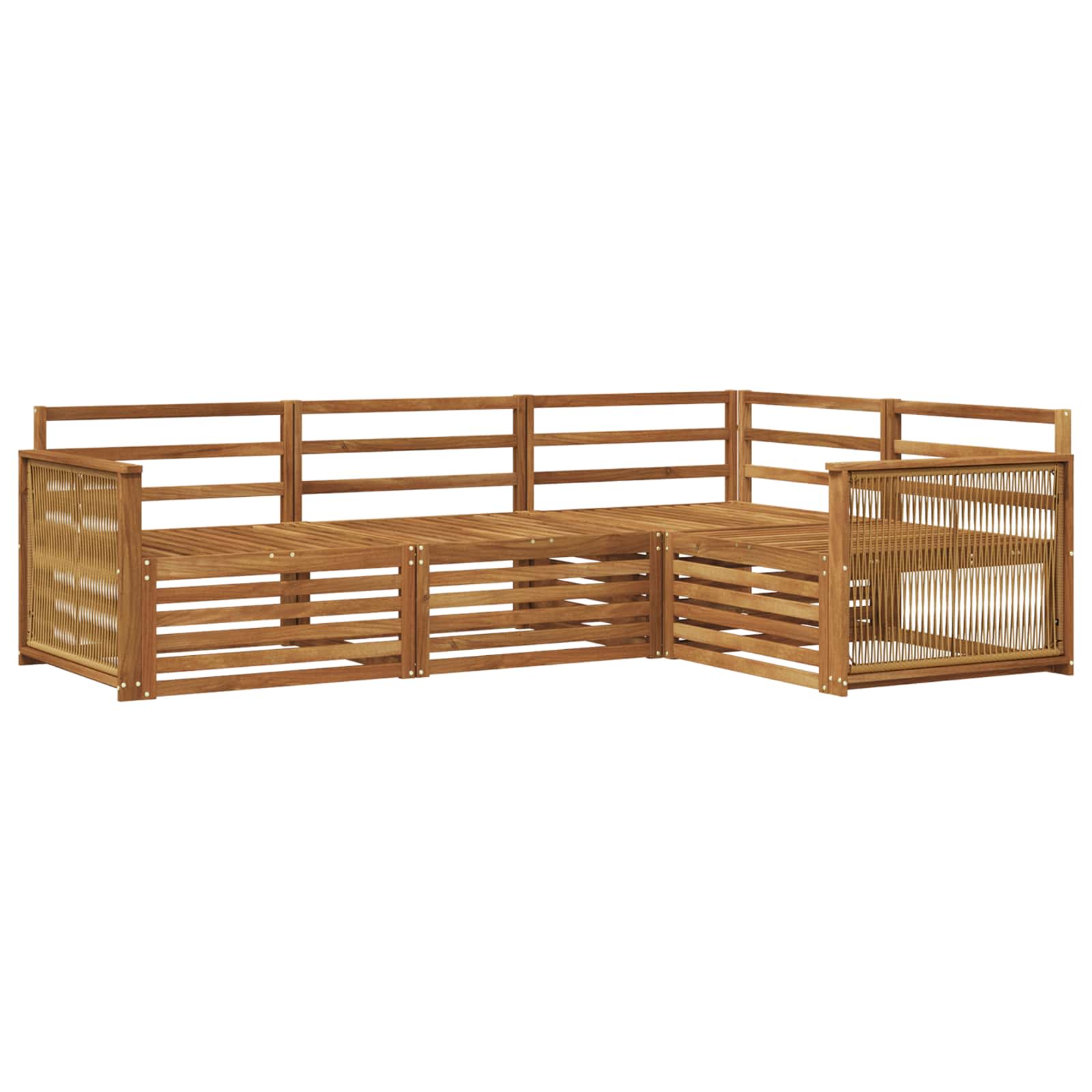 Ensemble de canapés d'extérieur 4 pcs Naturel - XIOS