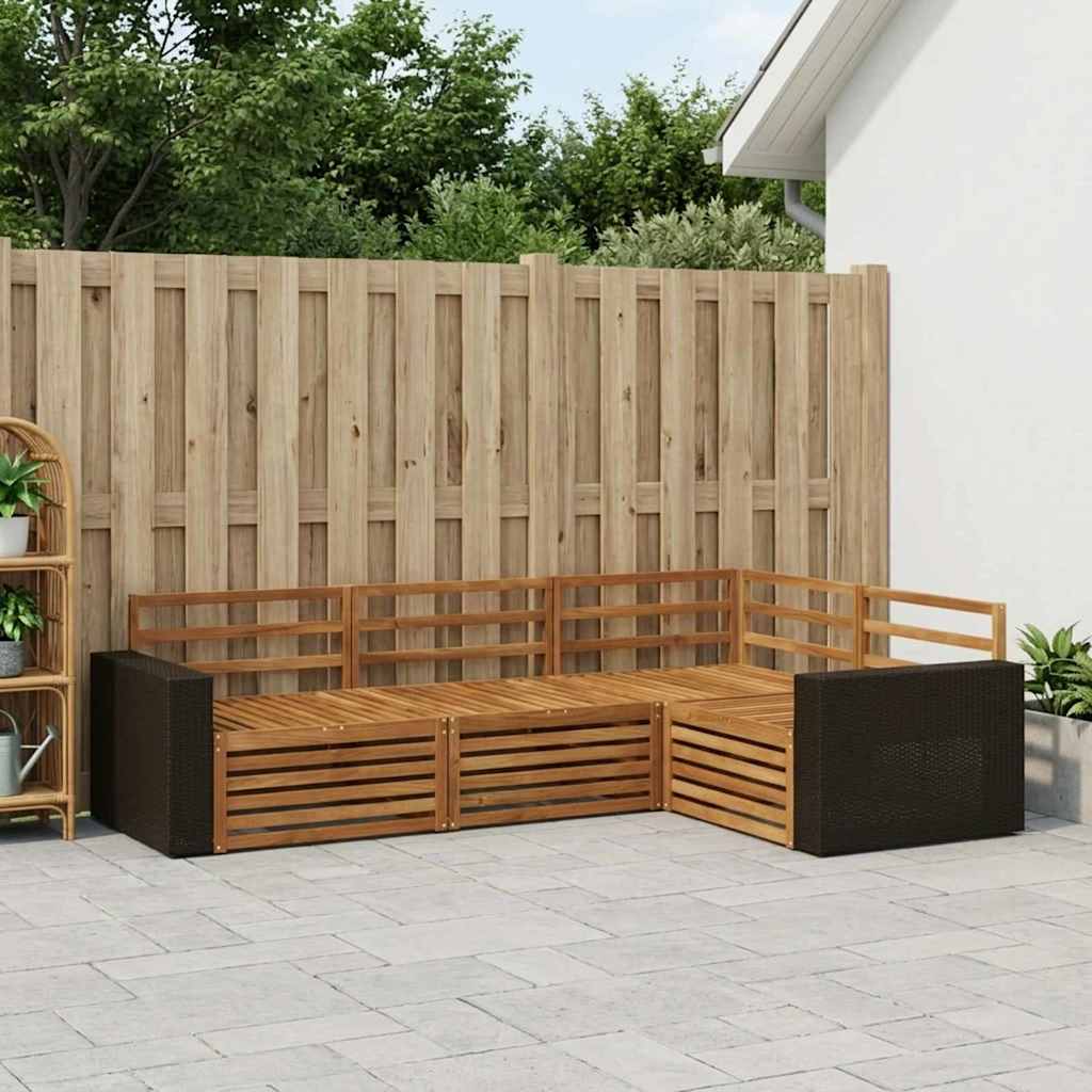 Ensemble de canapés d'extérieur 4 pcs Naturel - XIOS