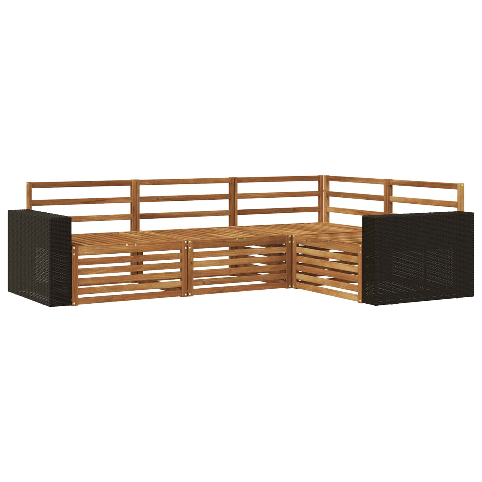 Ensemble de canapés d'extérieur 4 pcs Naturel - XIOS