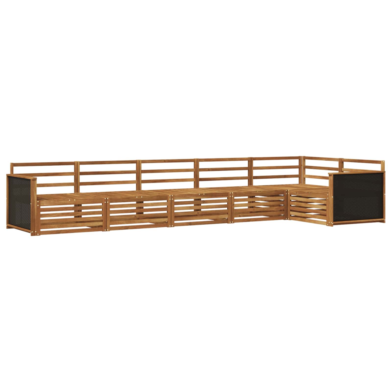 Ensemble de canapés d'extérieur 6 pcs Naturel - XIOS