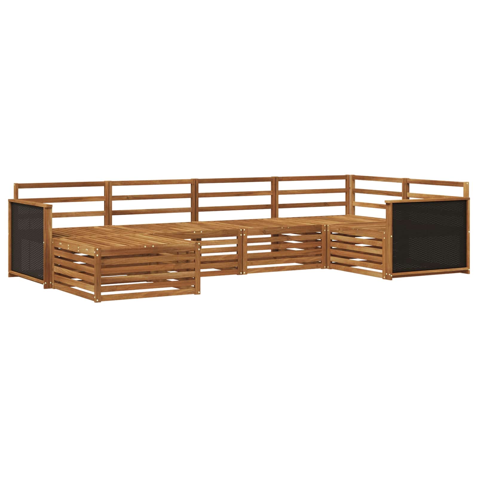 Ensemble de canapés d'extérieur 6 pcs Naturel - XIOS
