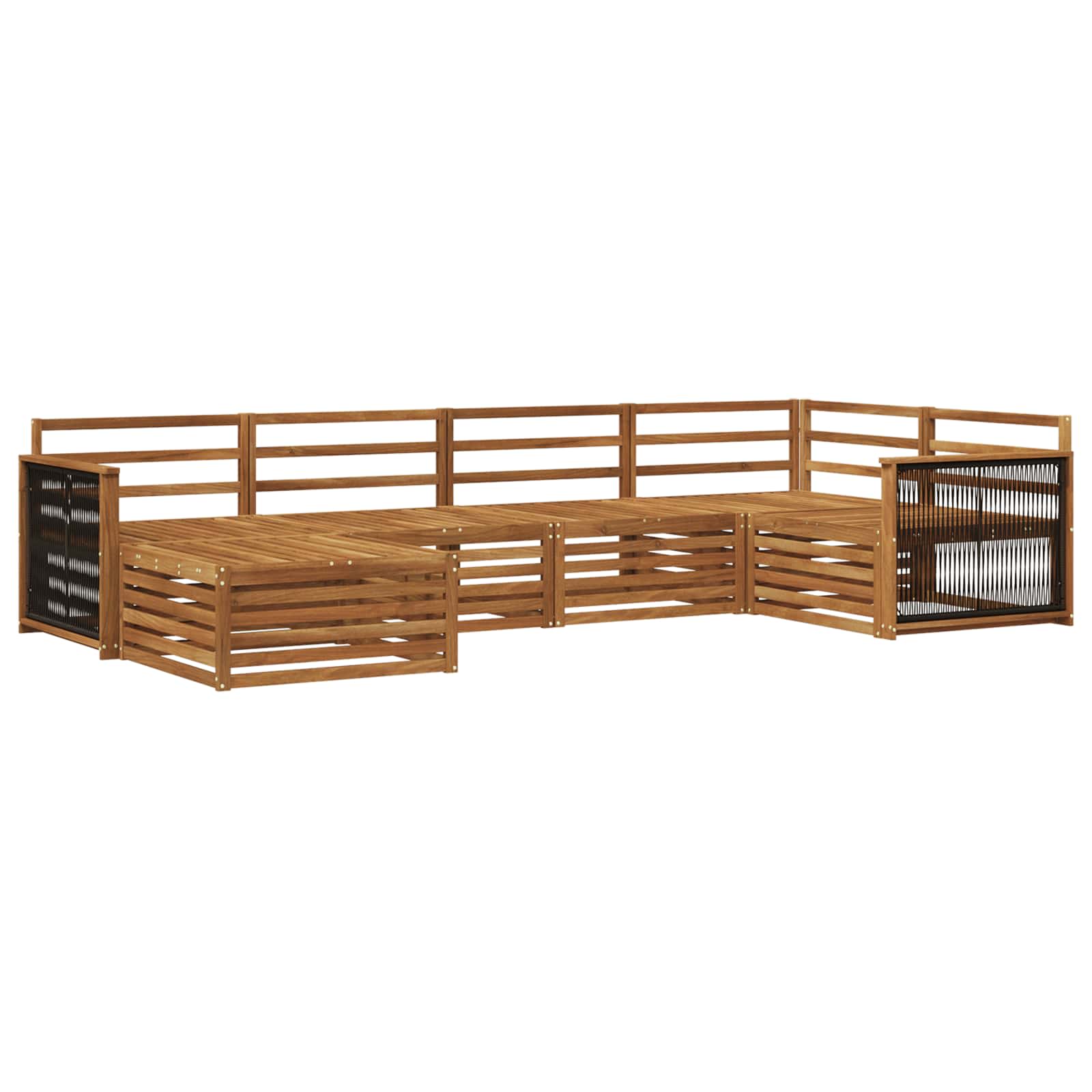 Ensemble de canapés d'extérieur 6 pcs Naturel - XIOS