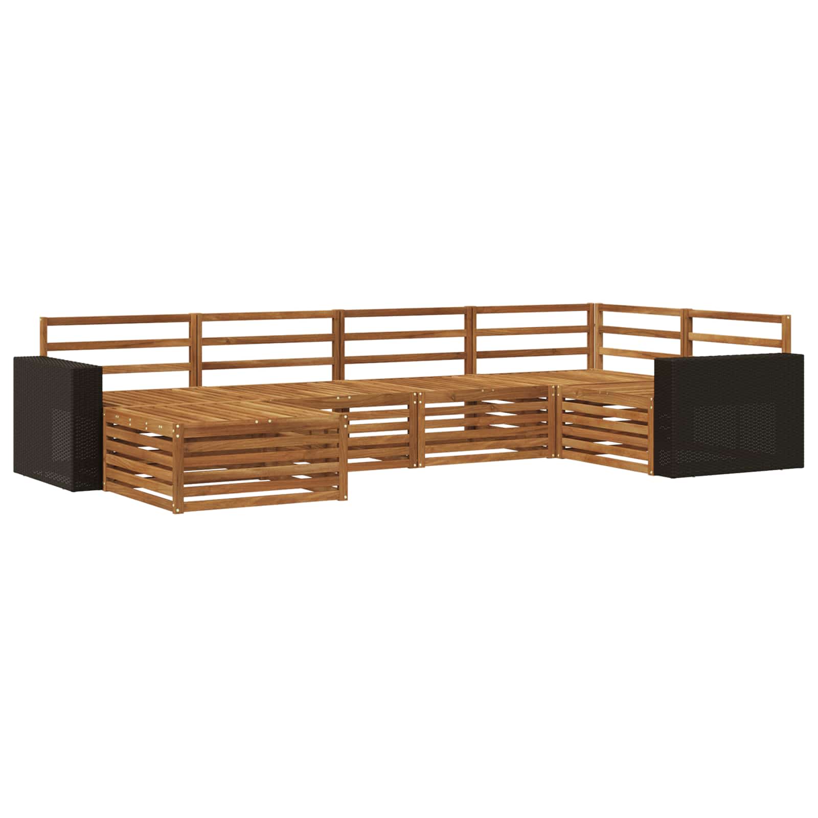Ensemble de canapés d'extérieur 6 pcs Naturel - XIOS