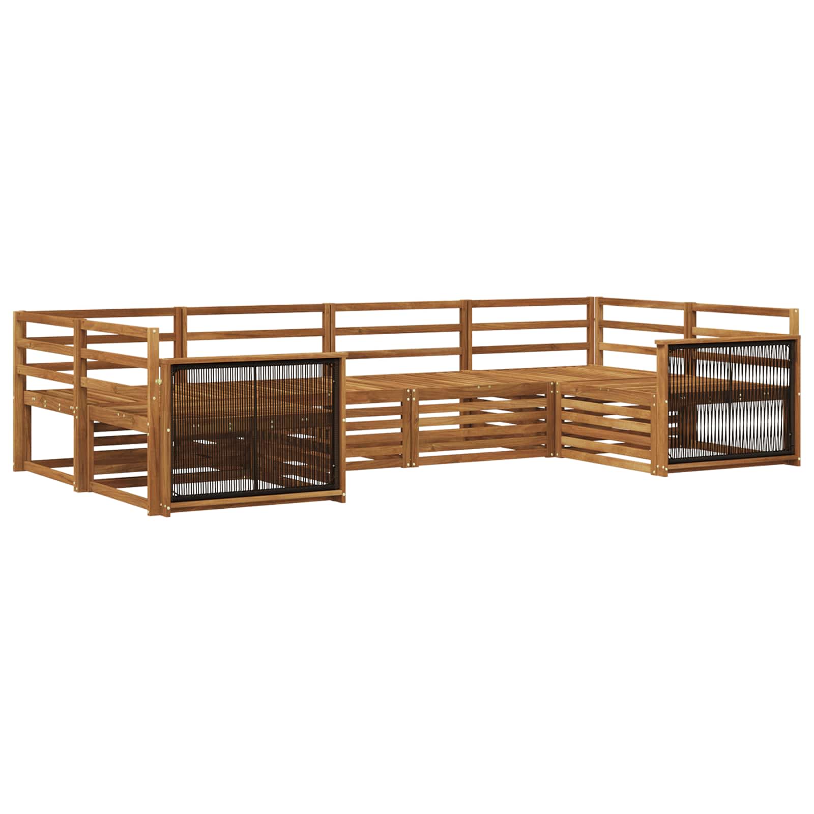 Ensemble de canapés d'extérieur 6 pcs Naturel - XIOS