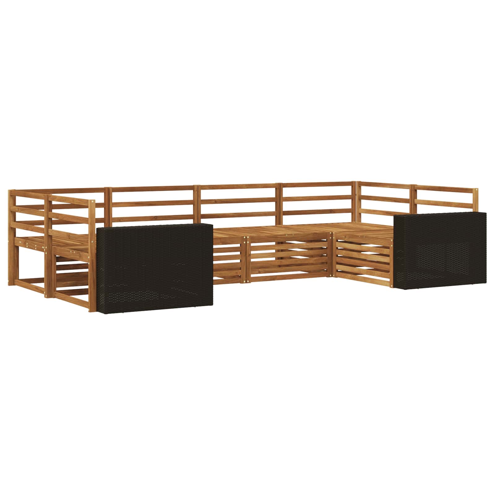 Ensemble de canapés d'extérieur 6 pcs Naturel - XIOS