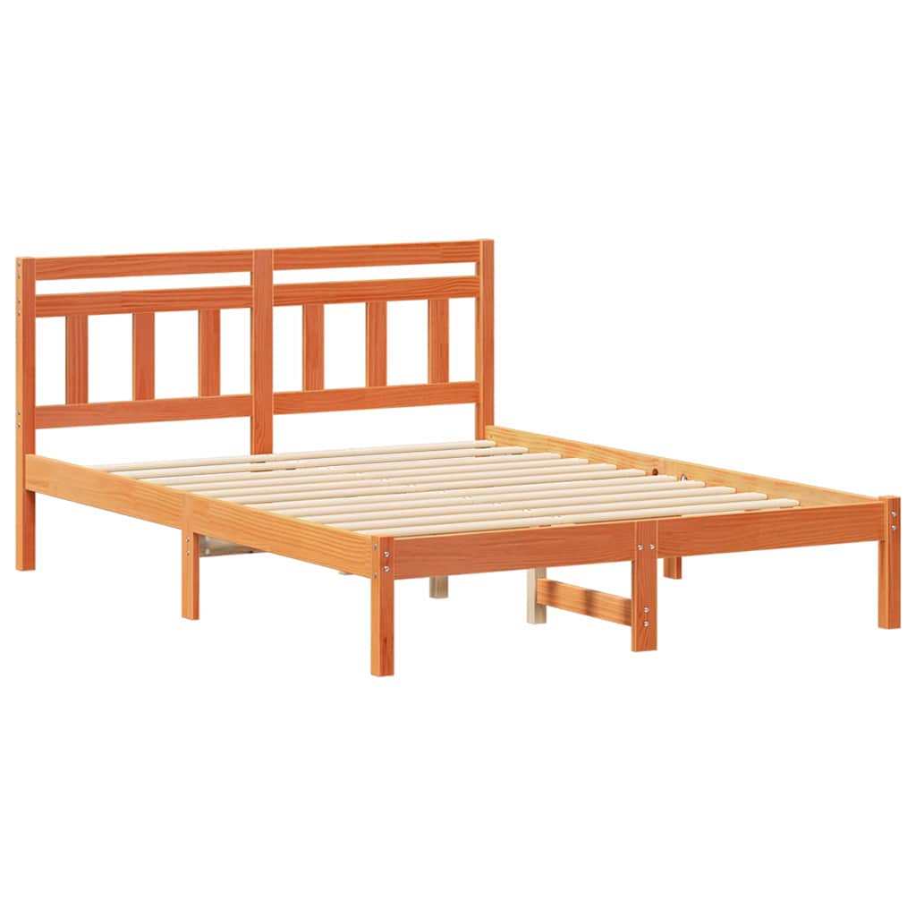 Cadre de lit Marron 120 x 190 cm Pin massif - XIOS