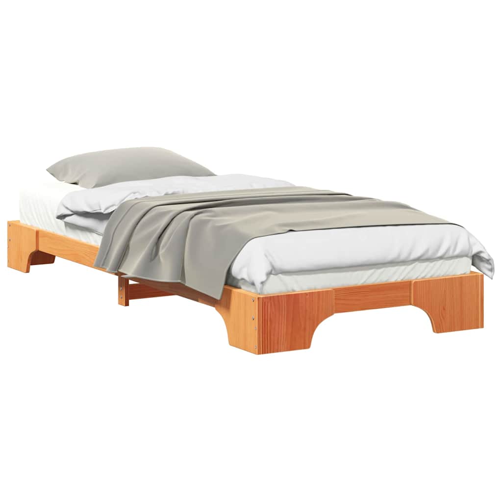 Cadre de lit Marron 80 x 210 cm Pin massif - XIOS