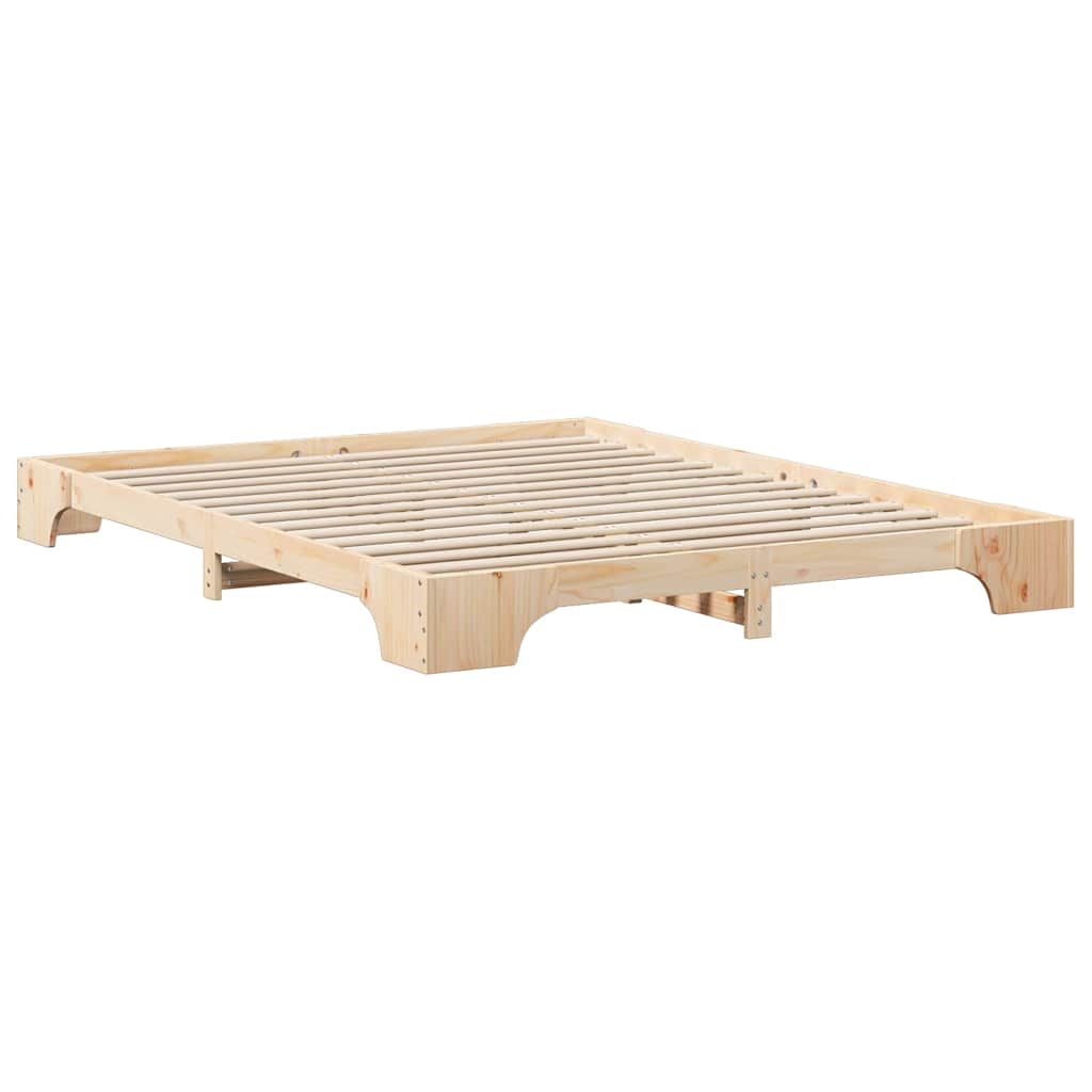 Cadre de lit Marron 160 x 210 cm Pin massif - XIOS