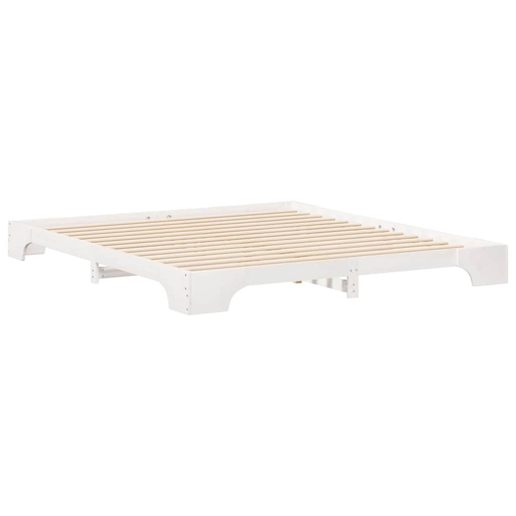 Cadre de lit Blanc 180 x 210 cm Pin massif - XIOS