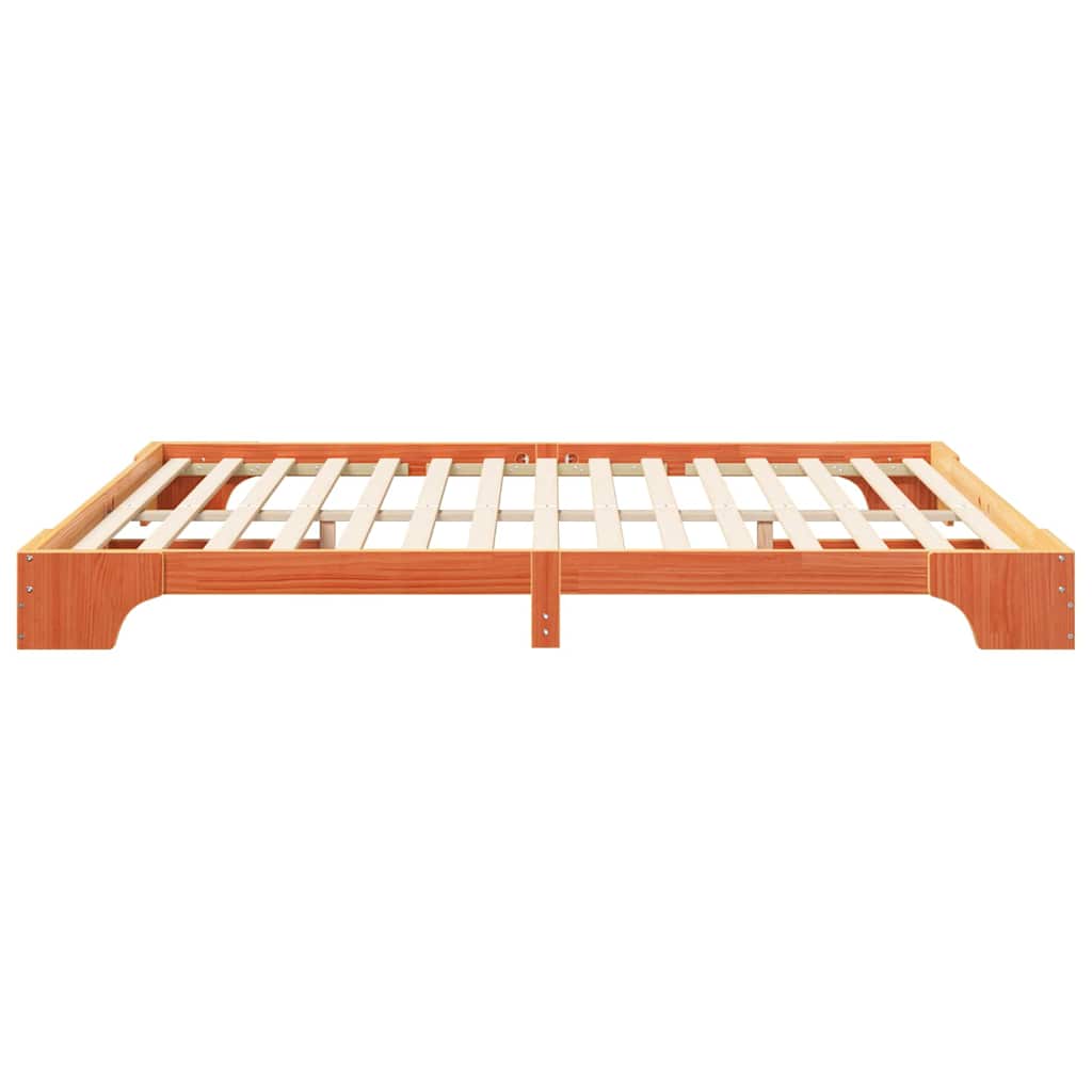 Cadre de lit Marron 180 x 210 cm Pin massif - XIOS