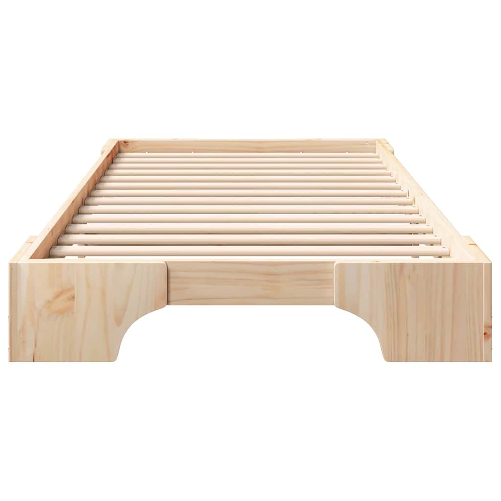 Cadre de lit Marron 80 x 220 cm Pin massif - XIOS
