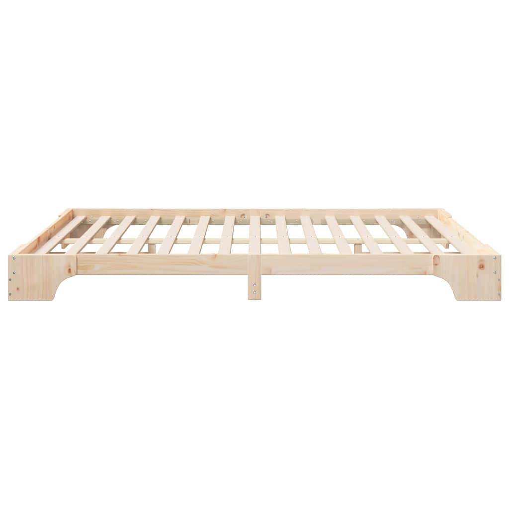 Cadre de lit Marron 160 x 220 cm Pin massif - XIOS
