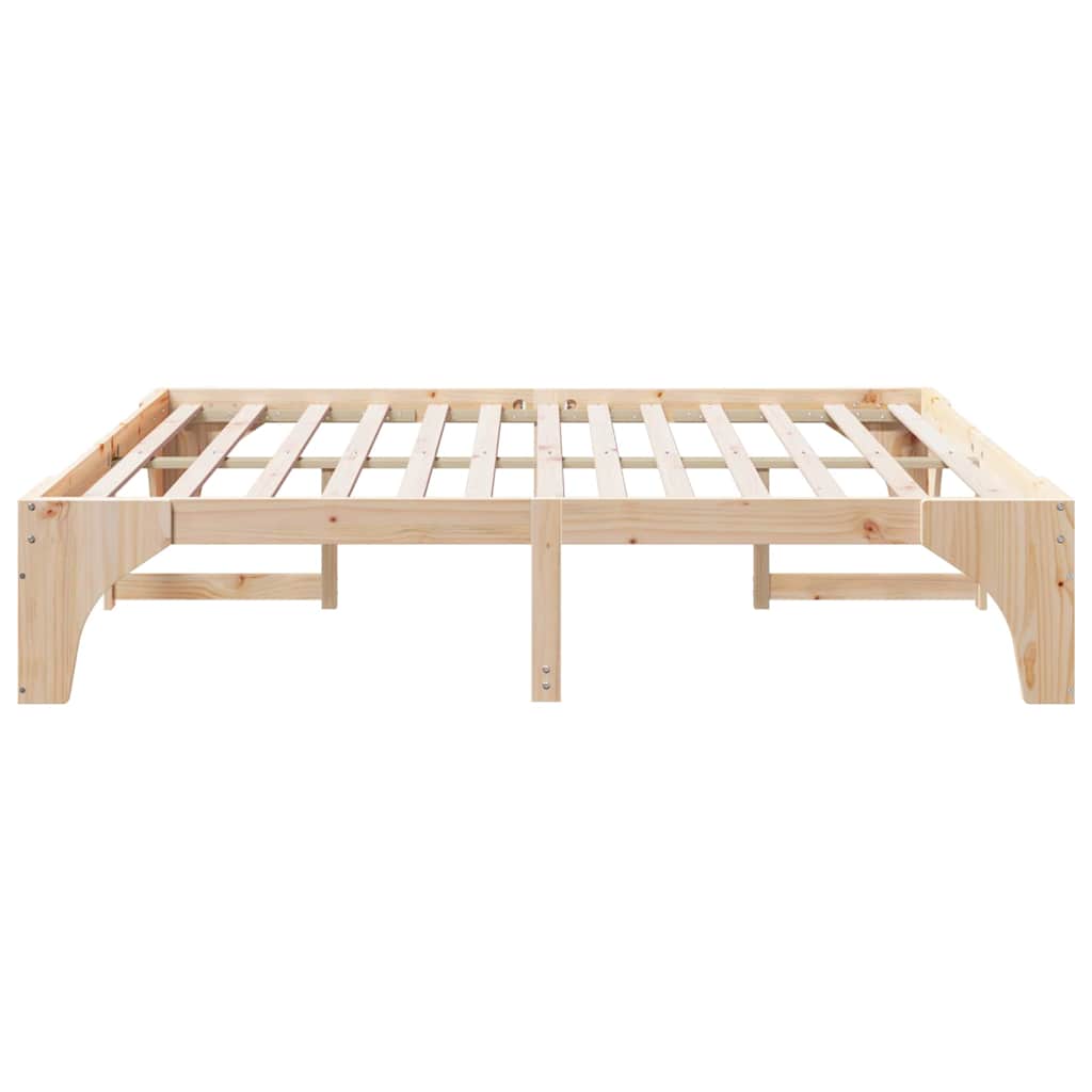 Cadre de lit Marron 180 x 200 cm Pin massif - XIOS