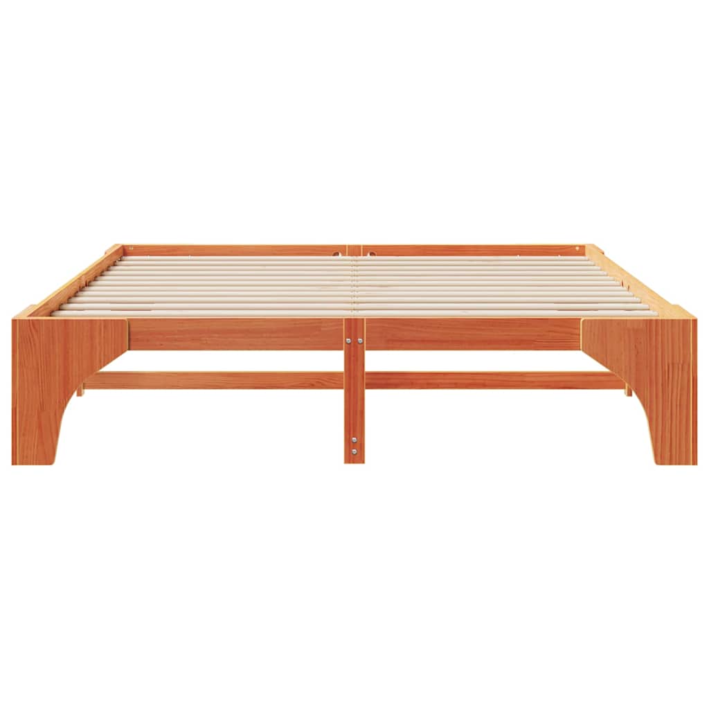 Cadre de lit Marron 180 x 200 cm Pin massif - XIOS
