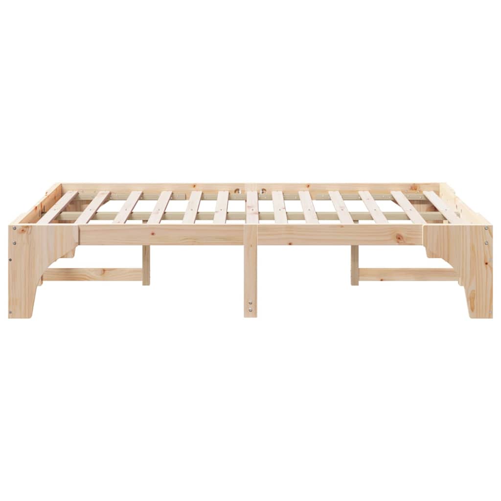 Cadre de lit Marron 120 x 190 cm Pin massif - XIOS