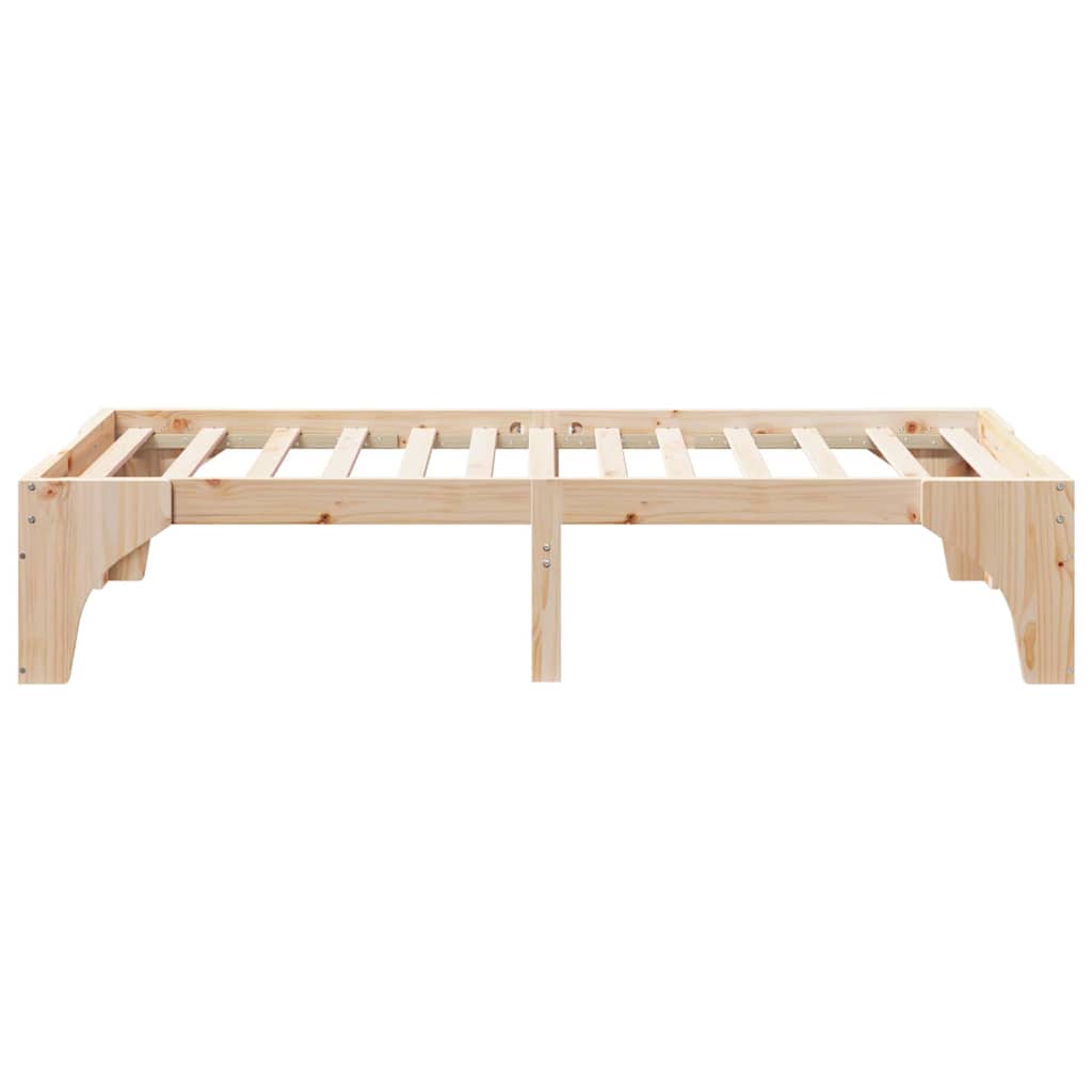 Cadre de lit Marron 80 x 200 cm Pin massif - XIOS