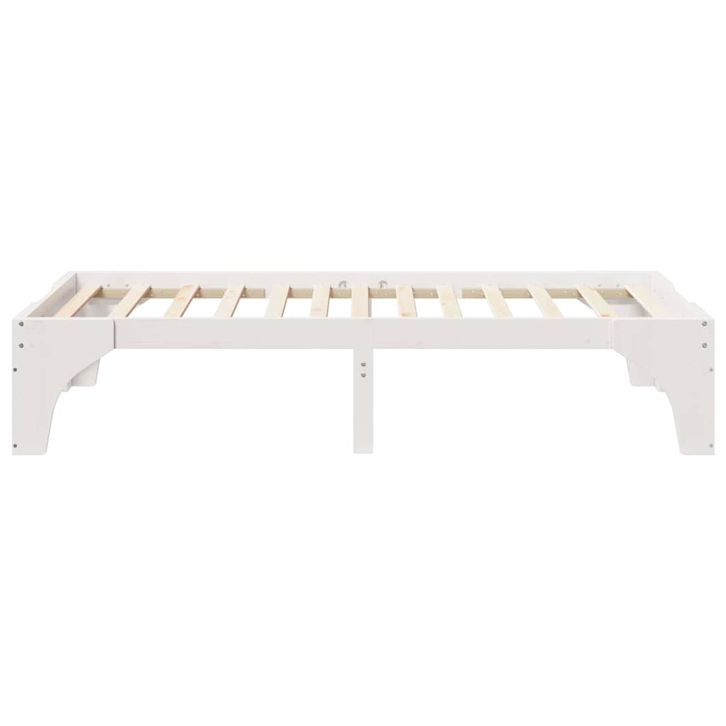 Cadre de lit Blanc 75 x 190 cm Pin massif - XIOS
