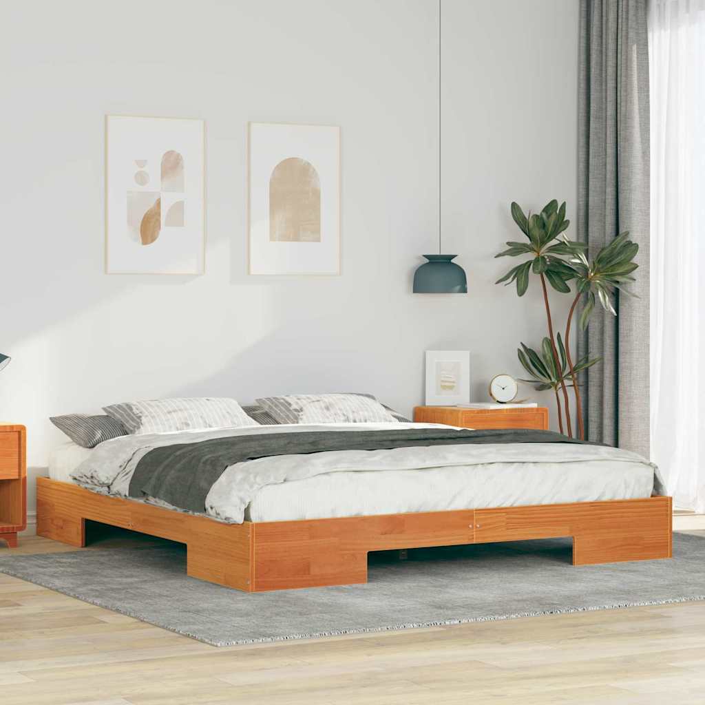 Cadre de lit Marron 180 x 200 cm - XIOS