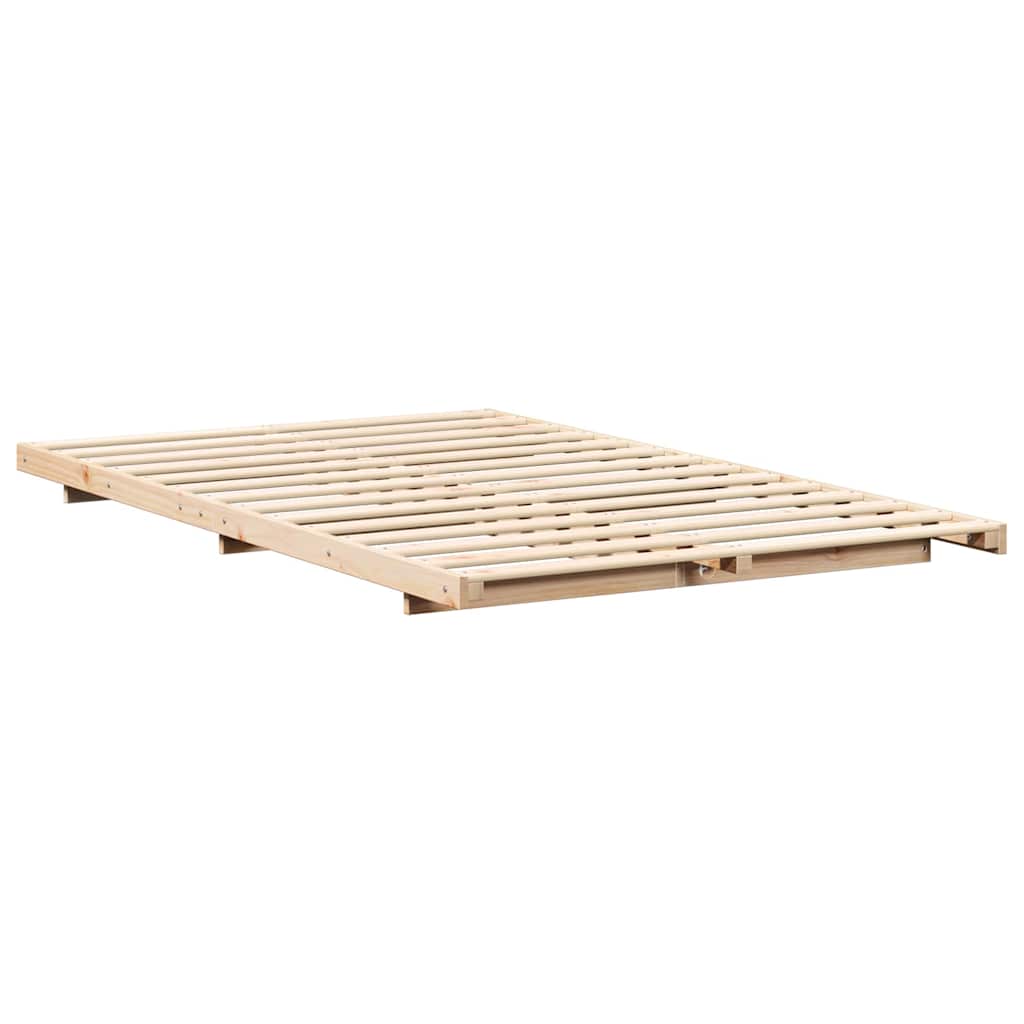 Cadre de lit Marron 120 x 190 cm Pin massif - XIOS