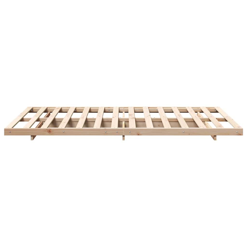 Cadre de lit Marron 120 x 190 cm Pin massif - XIOS