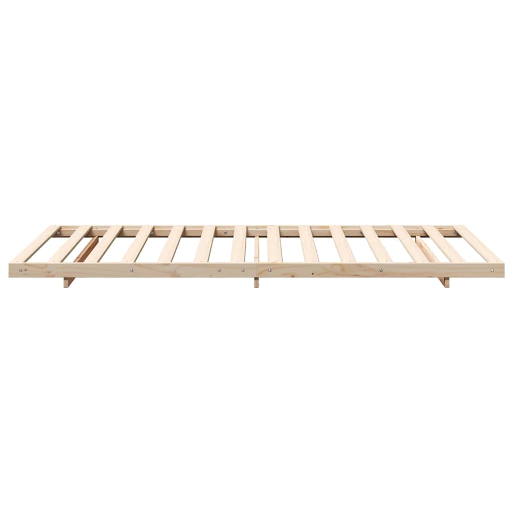 Cadre de lit Marron 100 x 200 cm Pin massif - XIOS