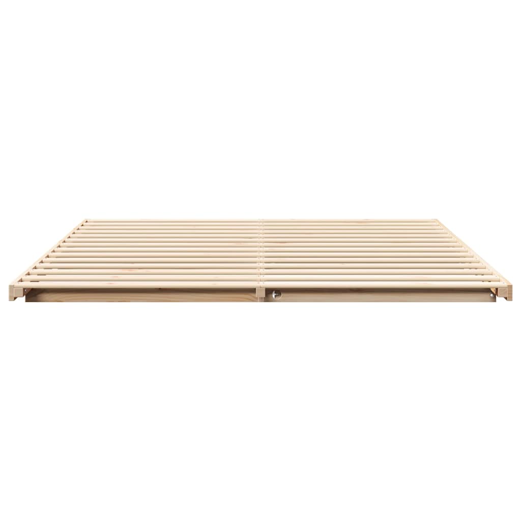 Cadre de lit Marron 180 x 210 cm Pin massif - XIOS