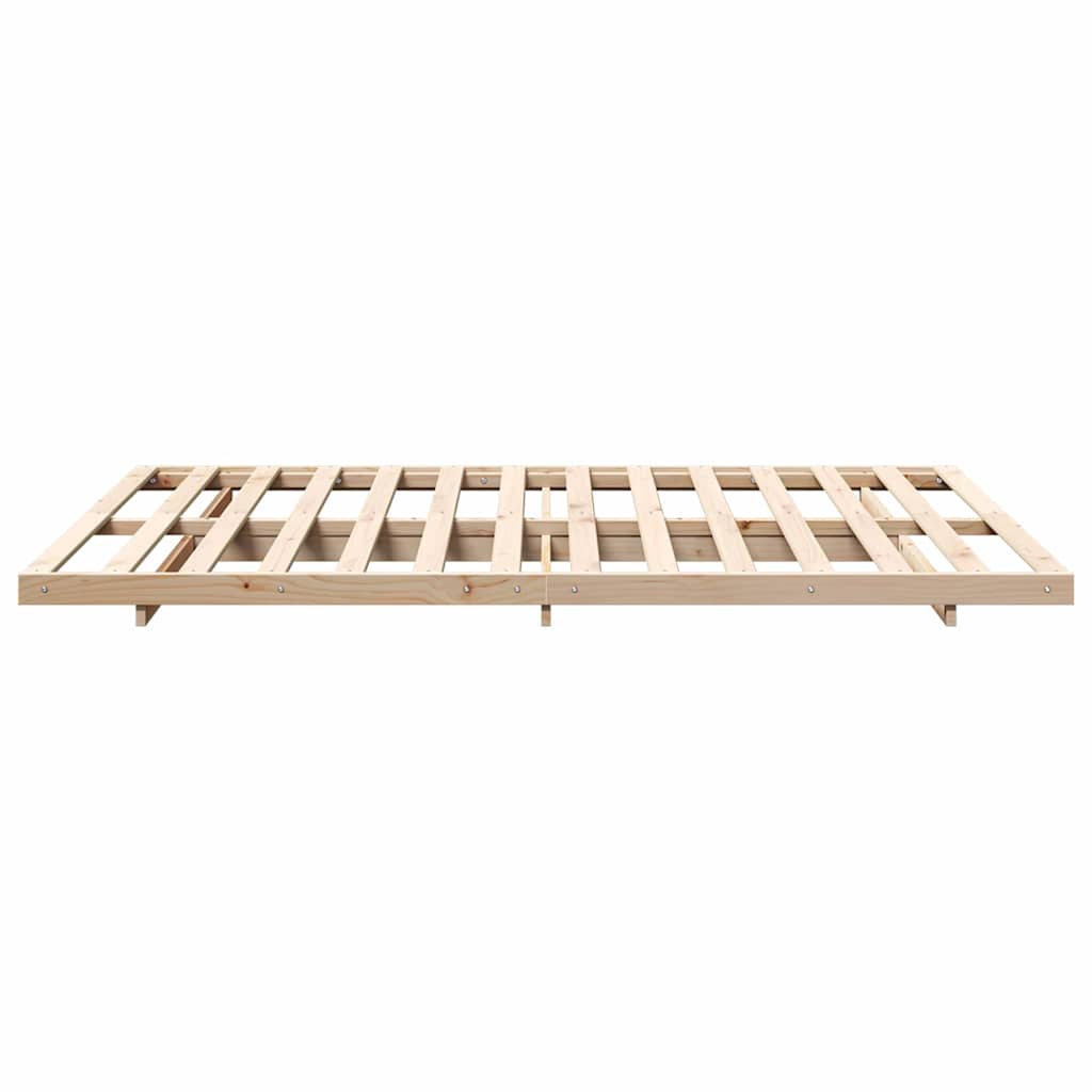 Cadre de lit Marron 160 x 220 cm Pin massif - XIOS