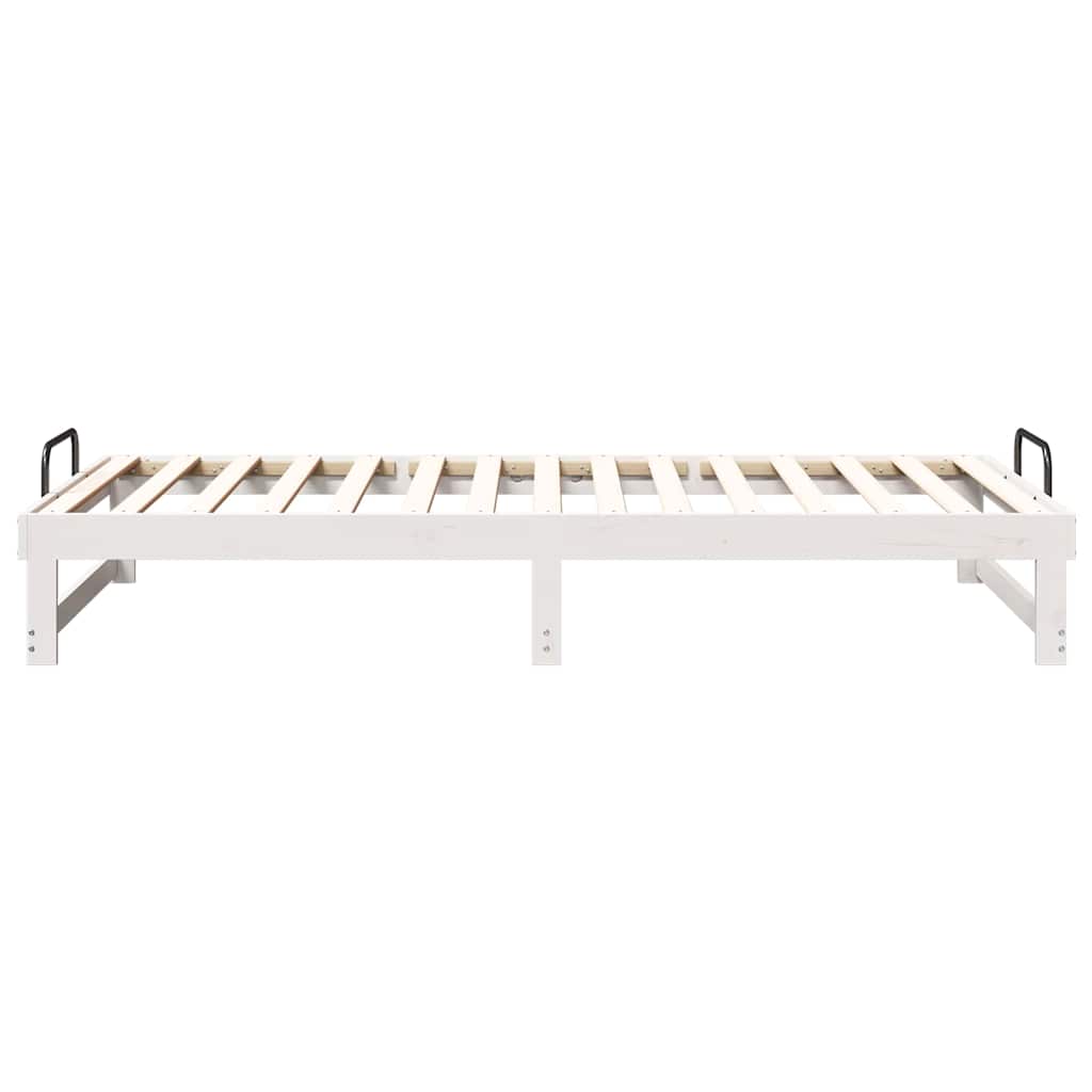 Cadre de lit Blanc 100 x 200 cm Pin massif - XIOS