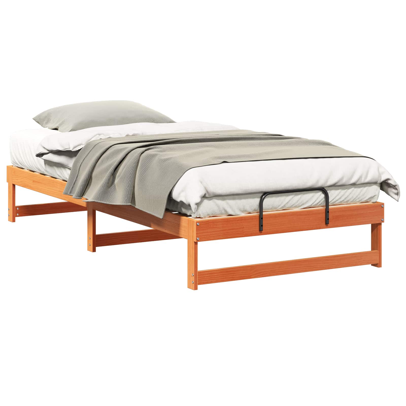 Cadre de lit Marron 100 x 200 cm Pin massif - XIOS