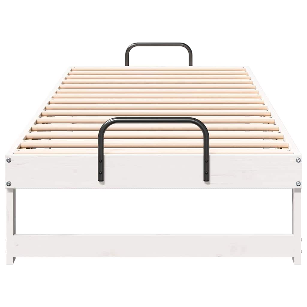 Cadre de lit Blanc 80 x 200 cm Pin massif - XIOS