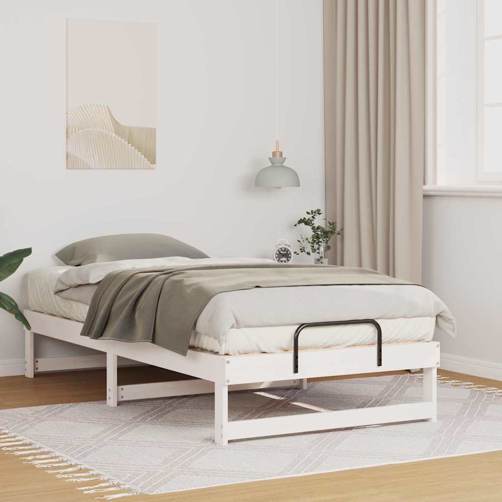 Cadre de lit Blanc 90 x 190 cm Pin massif - XIOS