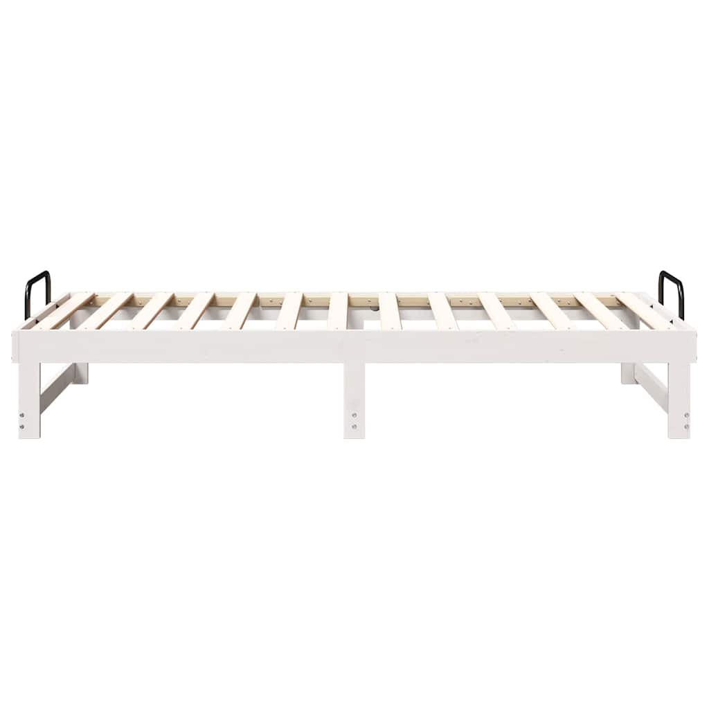 Cadre de lit Blanc 90 x 190 cm Pin massif - XIOS