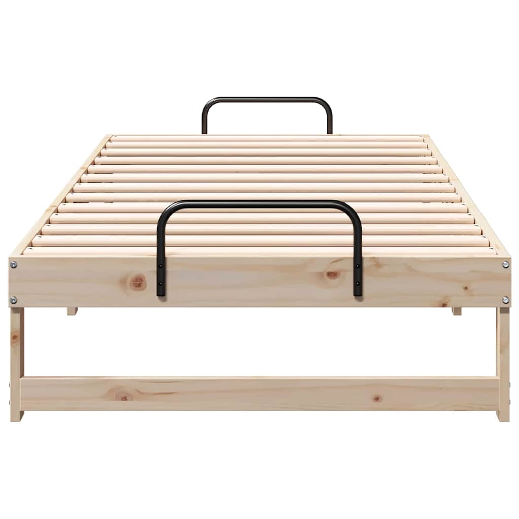 Cadre de lit Marron 75 x 190 cm Pin massif - XIOS