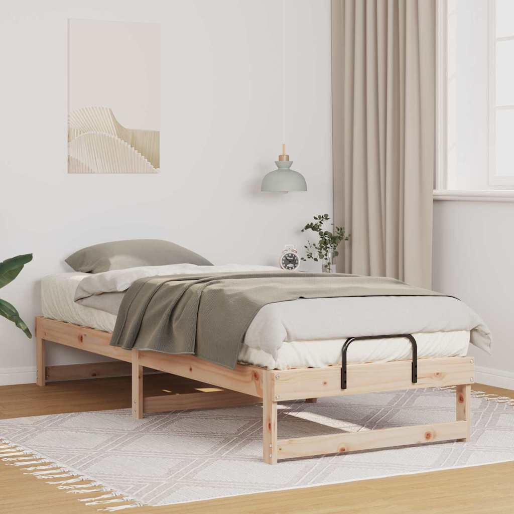 Cadre de lit Marron 80 x 210 cm Pin massif - XIOS