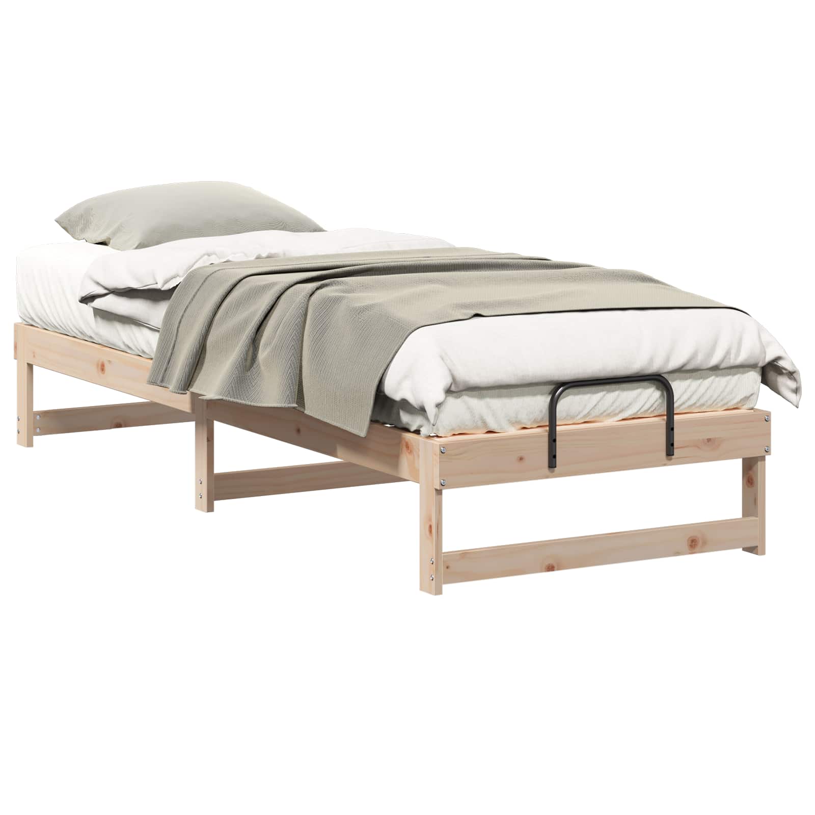 Cadre de lit Marron 80 x 210 cm Pin massif - XIOS