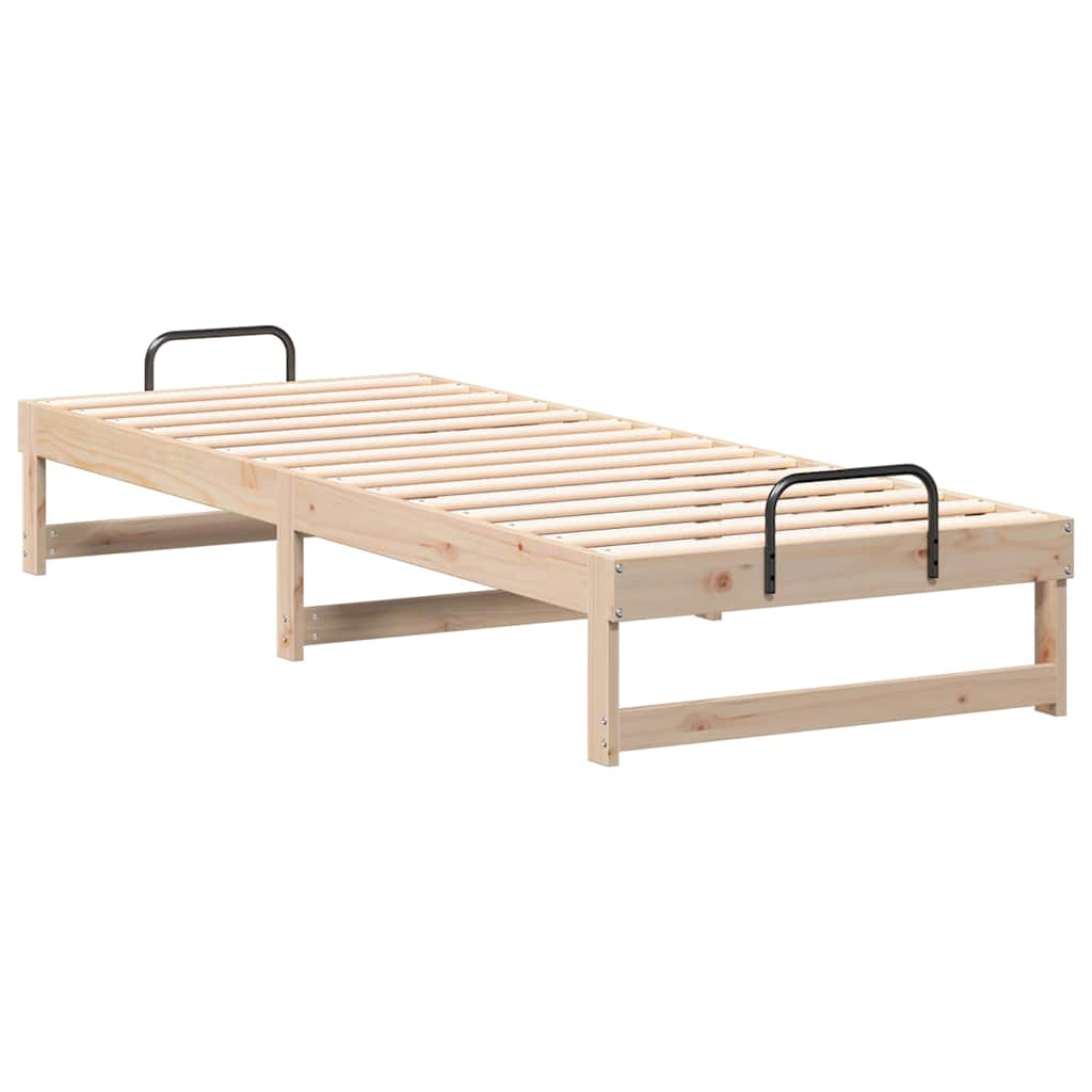 Cadre de lit Marron 80 x 210 cm Pin massif - XIOS