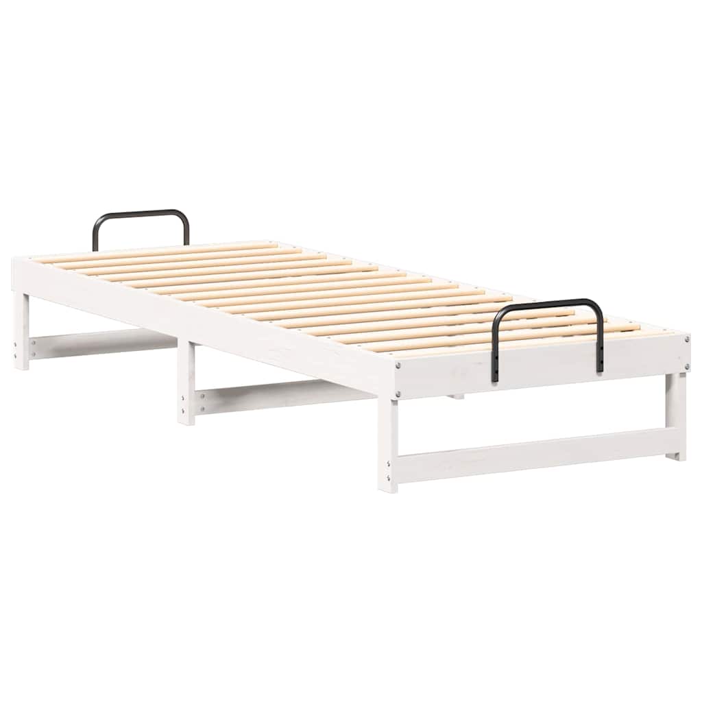 Cadre de lit Blanc 80 x 210 cm Pin massif - XIOS