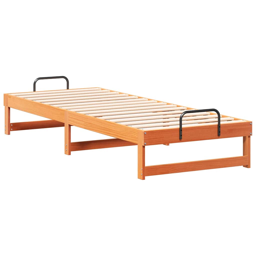 Cadre de lit Marron 80 x 210 cm Pin massif - XIOS
