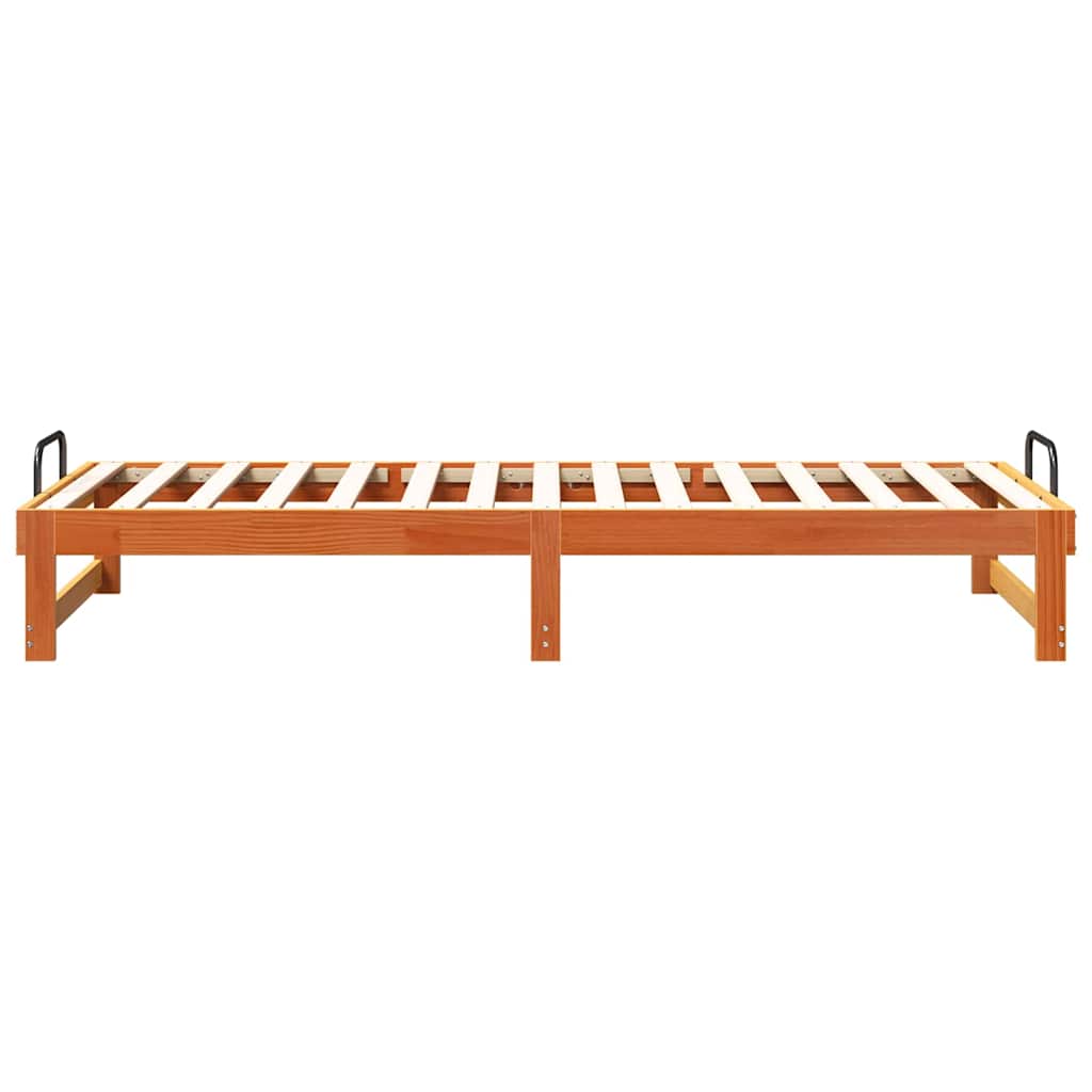 Cadre de lit Marron 80 x 210 cm Pin massif - XIOS