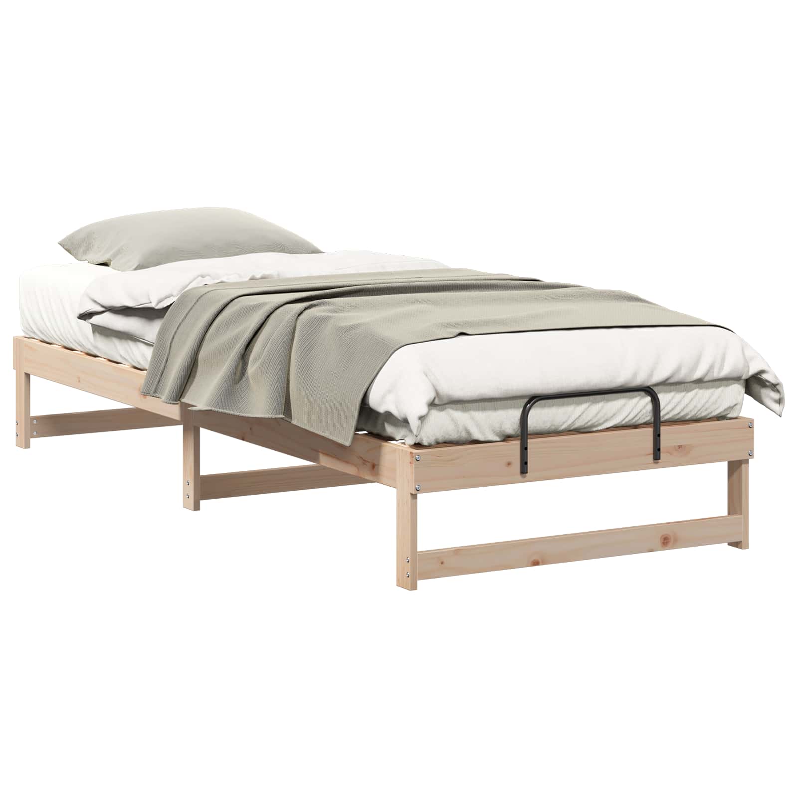 Cadre de lit Marron 80 x 220 cm Pin massif - XIOS