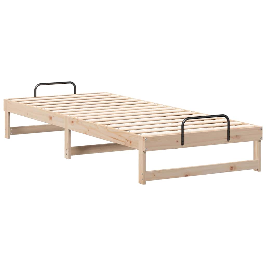 Cadre de lit Marron 80 x 220 cm Pin massif - XIOS