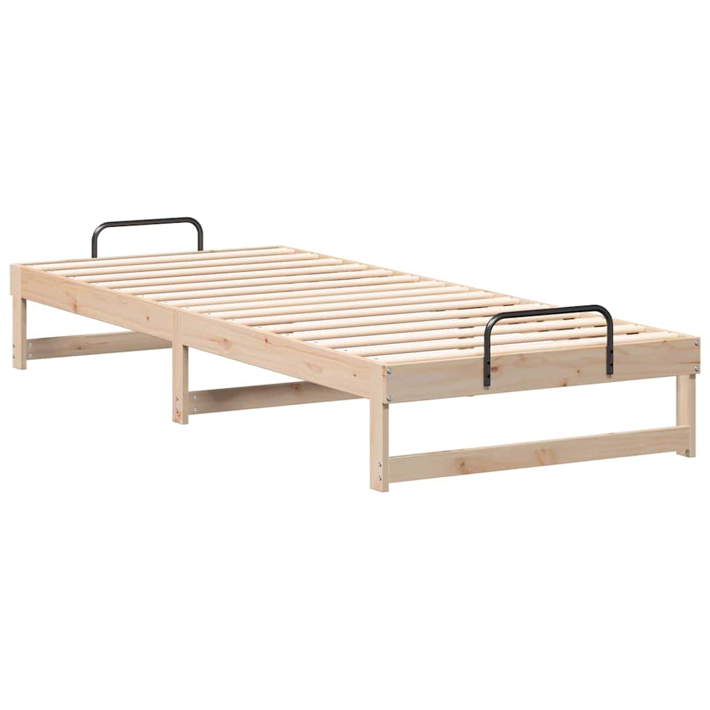 Cadre de lit Marron 80 x 220 cm Pin massif - XIOS