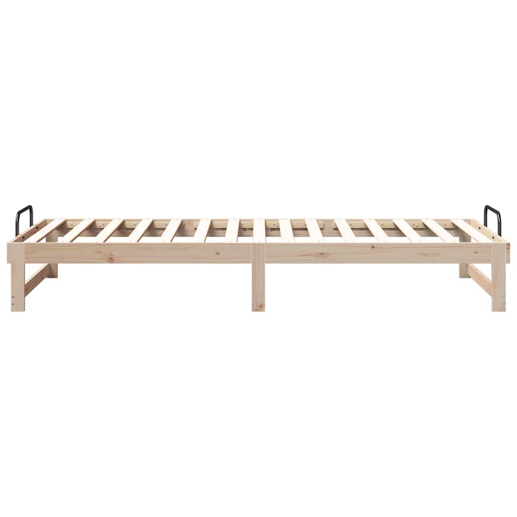 Cadre de lit Marron 80 x 220 cm Pin massif - XIOS